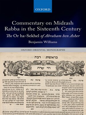 cover image of Commentary on Midrash Rabba in the Sixteenth Century